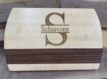 Load image into Gallery viewer, Monogram Cutting Board 11.5x18”