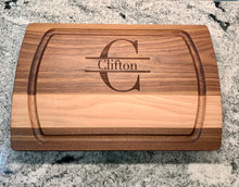 Load image into Gallery viewer, Monogram Cutting Board 11.5x18”