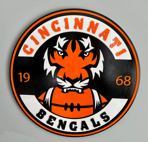 Cincinnati Bengals Dimensional Sign - WHO DEY
