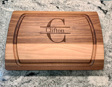 Load image into Gallery viewer, Monogram Cutting Board 11.5x18”
